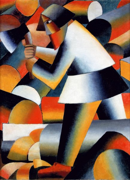 Малевич дровосек