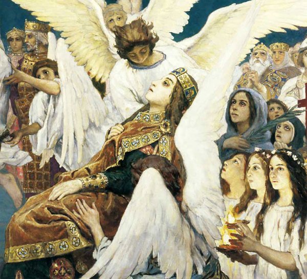В.М.Васнецова "радость праведных о Господе. Преддверие рая"