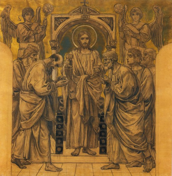 Икона Евхаристия Васнецов