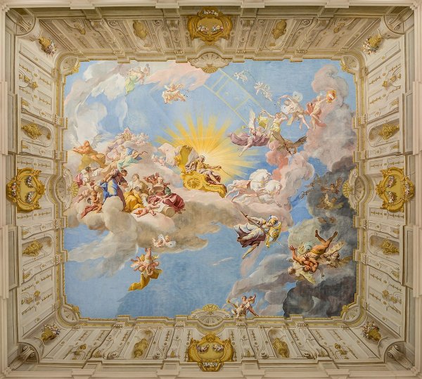 Иль Джезу плафон