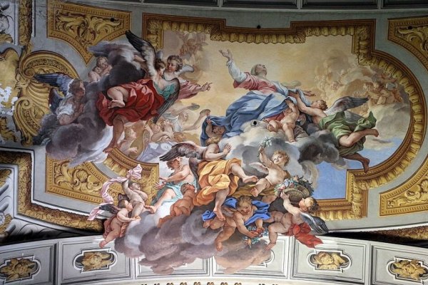 Фрески в Капитолии в Вашингтоне