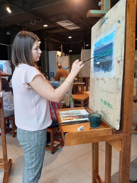 Сириус многослойная Акварельная живопись