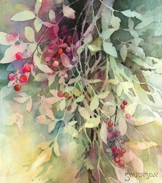 Акварельный скетч для детей