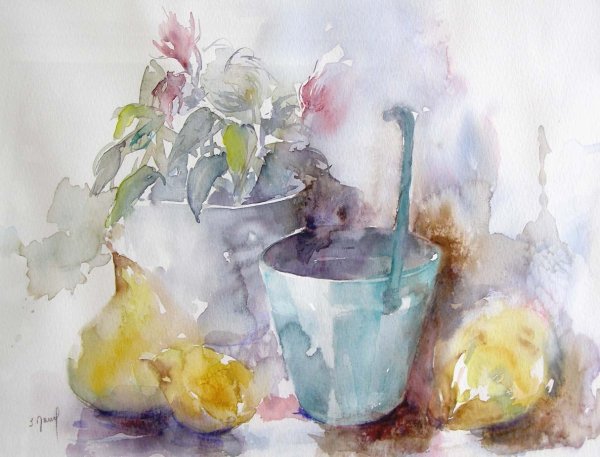 Сириус многослойная Акварельная живопись