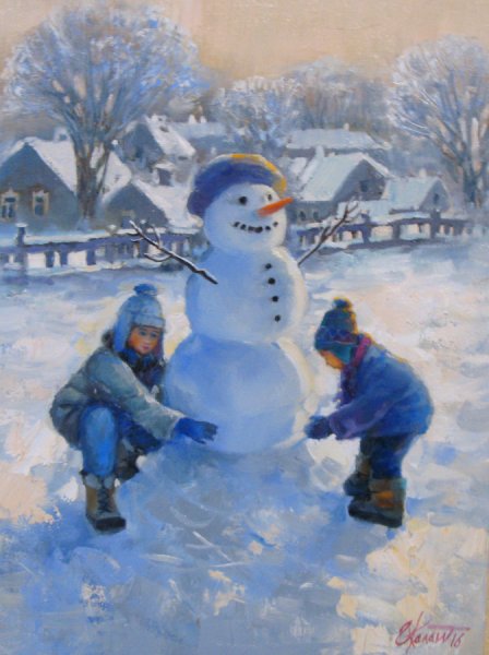 Композиция зимние забавы