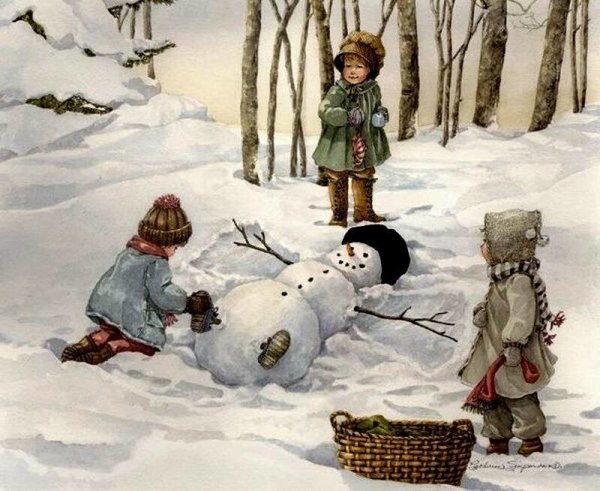 Средневековый Снеговик