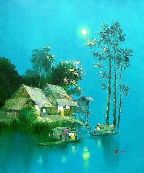 Данг Ван Кан акварель