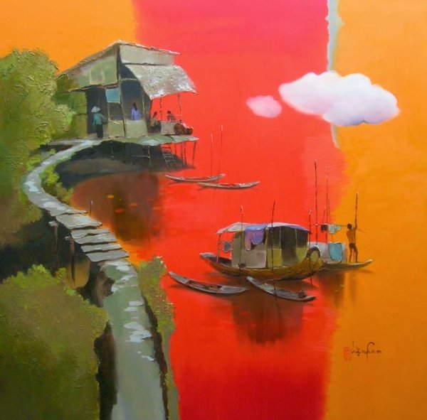 Художник Данг Ван Кан