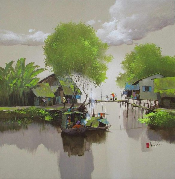 Современная Вьетнамская живопись