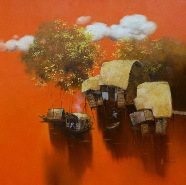 Художник Рене Медерас Вьетнам