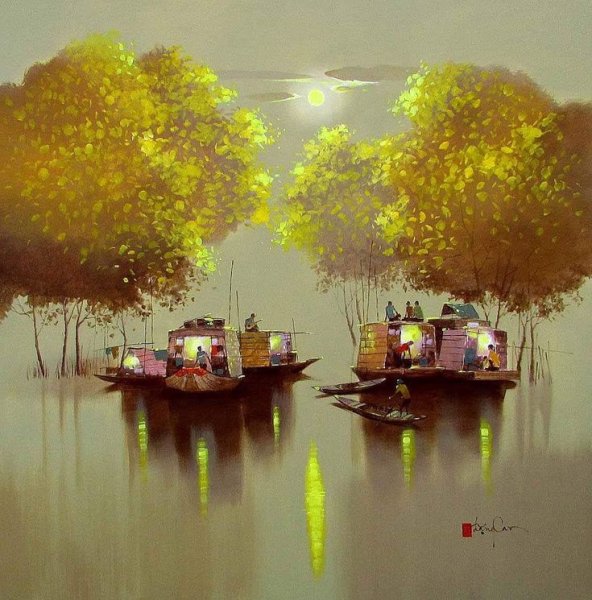 Современная Вьетнамская живопись