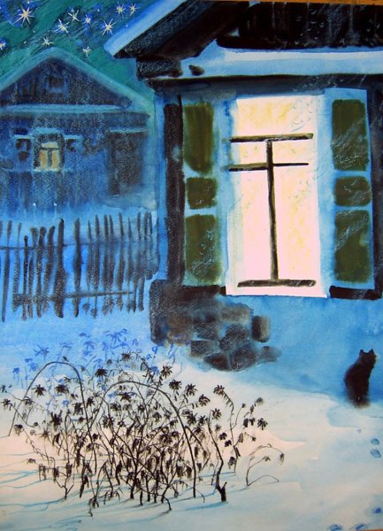 «Зима за окном.» Художник Тутунов Андрей