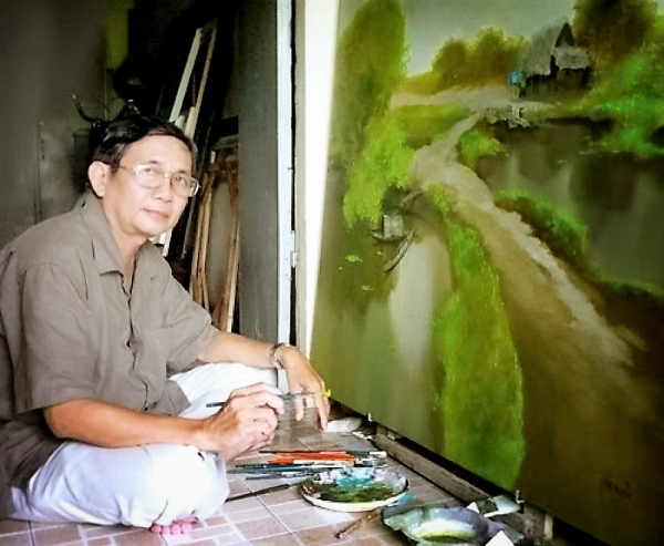 Художник Рене Медерас Вьетнам