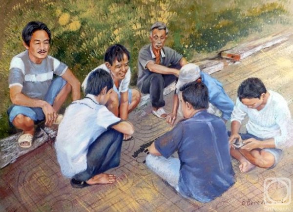 Художник Рене Медерас Вьетнам