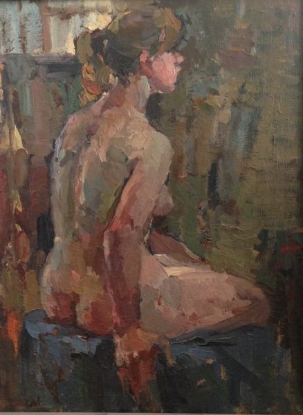 Серов натурщик 1882