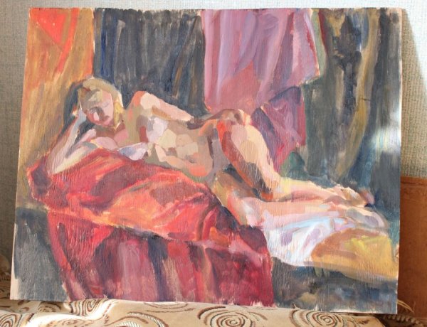 Репин натурщик Академическая живопись