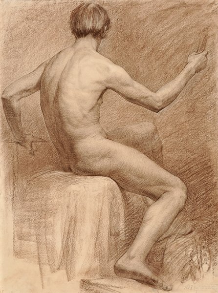 Графика натура Академия Глазунова