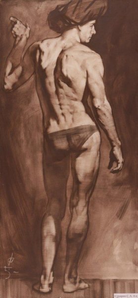 Илья Ефимович Репин натурщица