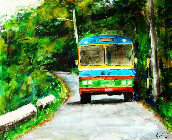 Казимов живопись автобус Didi