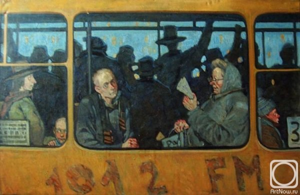 Паустовский Грач в троллейбусе
