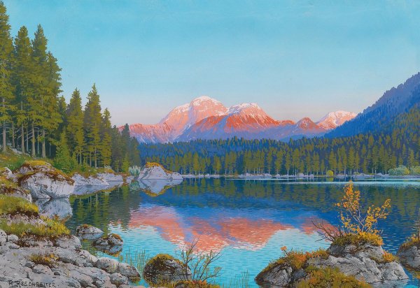 Художник Рудольф Решрайтер пейзаж