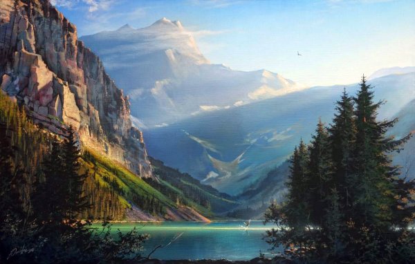 Живопись горы Виктор Юшкевич