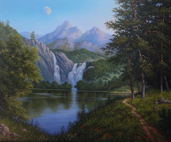 Горный пейзаж Татьяны Зубовой