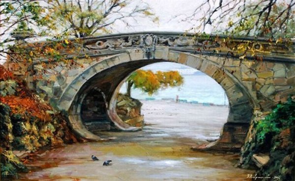 Картина мост влюбленных Севастополь