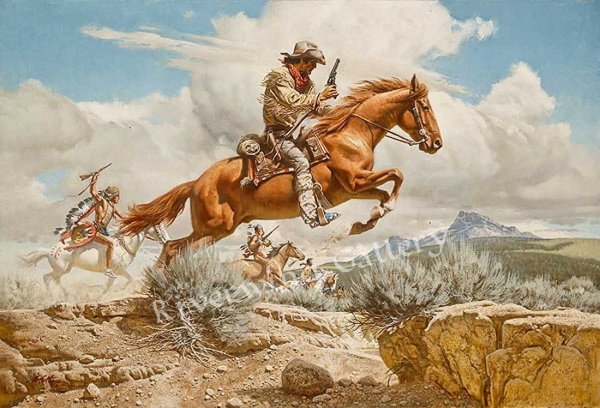 Дикий Запад индейцы и Ковбои