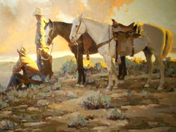 Живопись о ковбоях живопись окочевниах