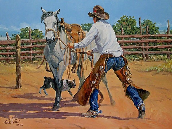 Дикий Запад ранчо Ковбои лошади