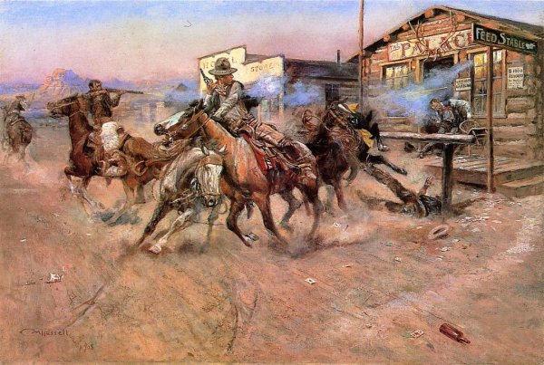 Художник Чарльз Рассел - дикий Запад,картины