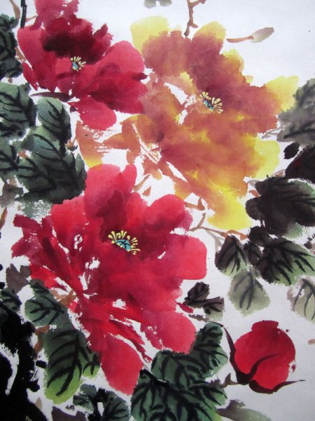 Древнекитайская живопись цветы