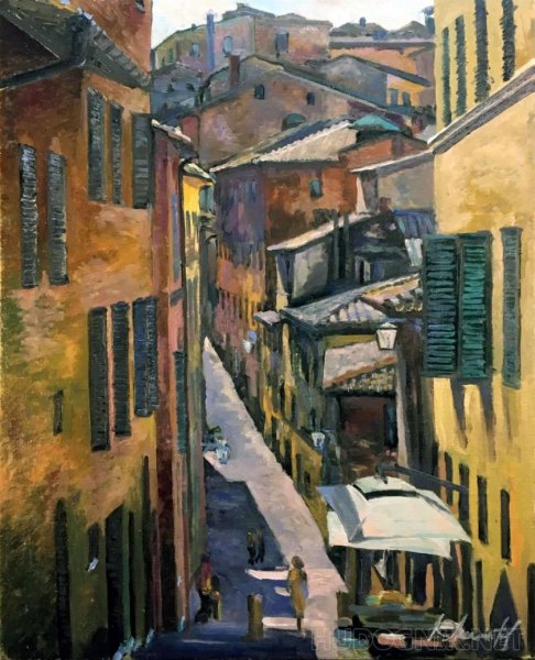 Сиена на картинах художников