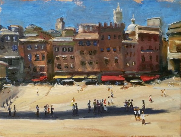 Картины пейзаж Сиены