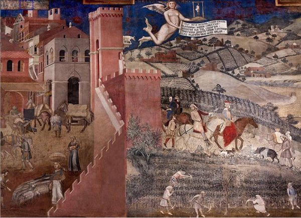 Симоне мартини конный портрет кондотьера Гвидориччо