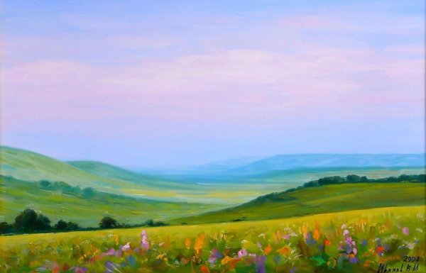 Аполлинарий Васнецов. Оренбургская степь