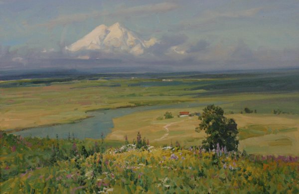 Картина Гречишкин Эльбрус