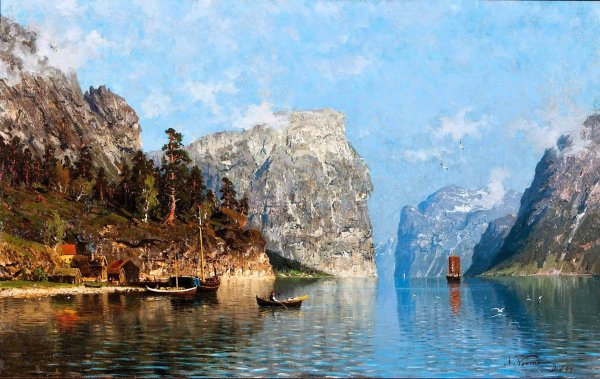 Художник Эйлерт Адельстен Норман