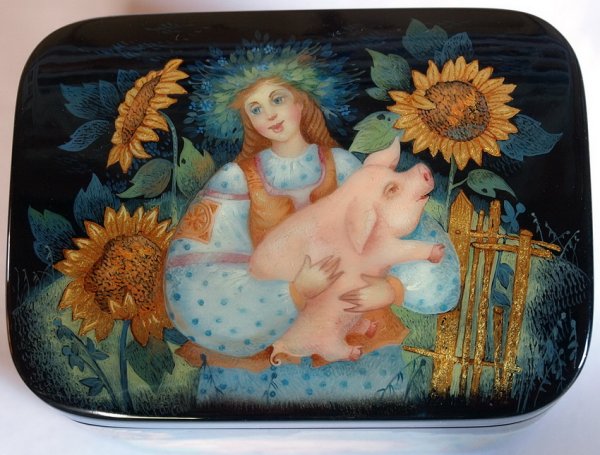 Федоскинская миниатюра на папье маше