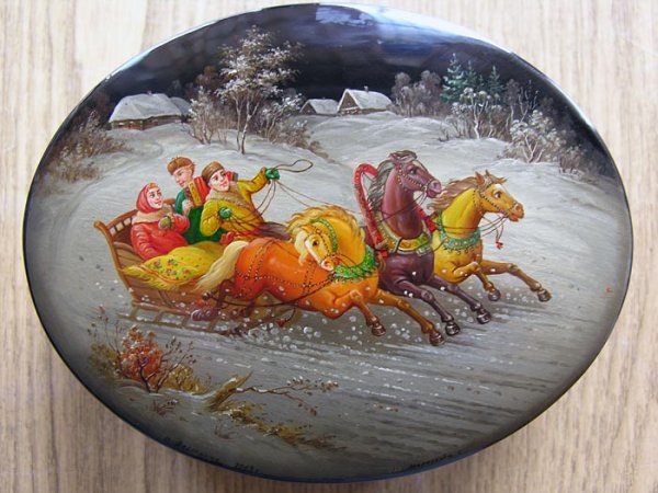 Федоскино. Федоскинская роспись