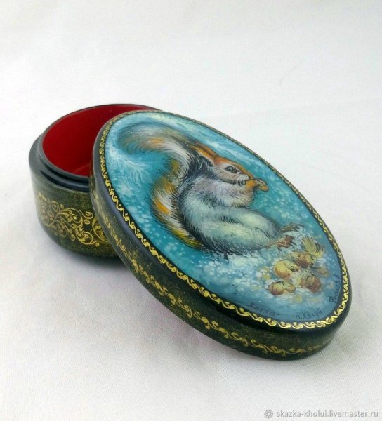 Шкатулка папье маше