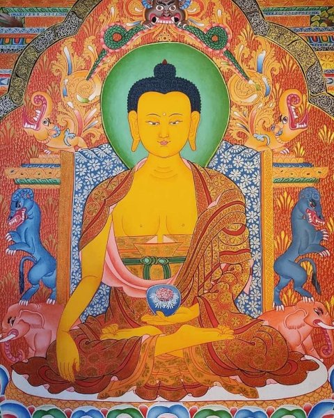 Будда картины тханка