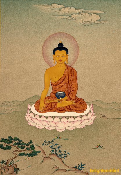 Будда тибетская тханка