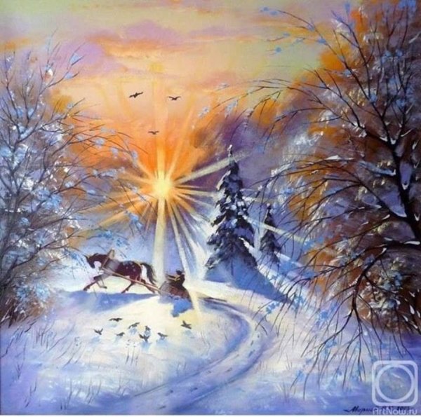 Владимир Марков зимний лес