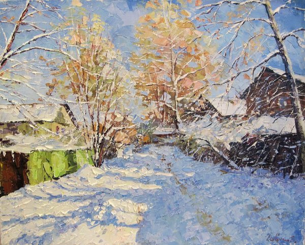 Евгений Гавлин зимние пейзажи