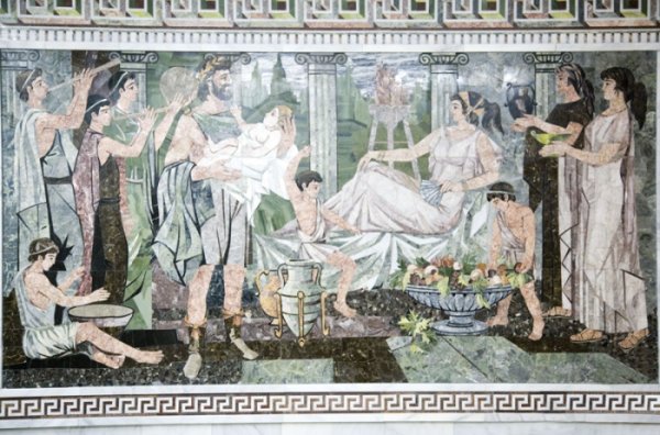 Горгона медуза Рим мозаика