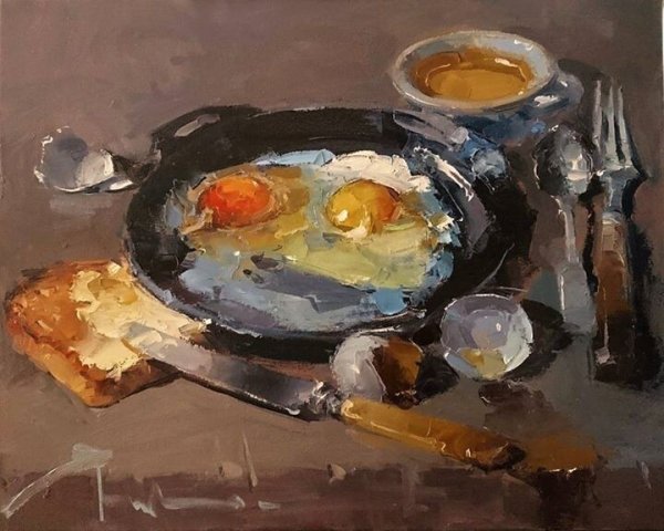 Игнат Игнатов художник яичница