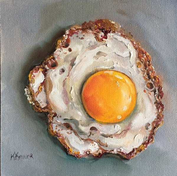 Картина яичница