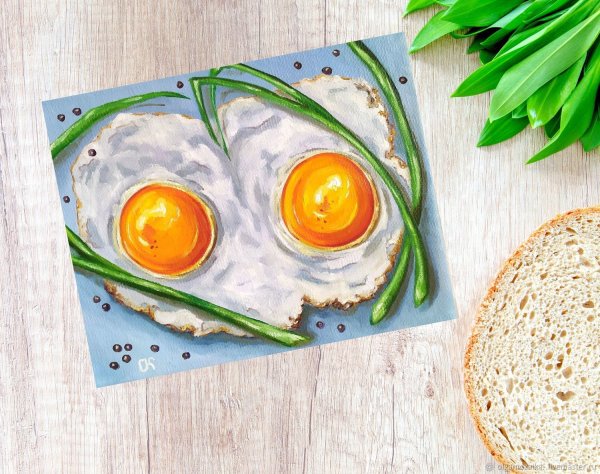 Картина яичница